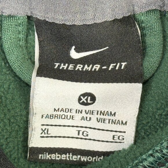 Oregon Ducks Hoodie Mens XL Green Nike Therma Fit Pullover Sweatshirt 27630X - Picture 4 of 13